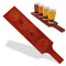 G Francis Flight Board - 4 Slot Sample Wooden Beer, Wine, or Bourbon Tasting Kit